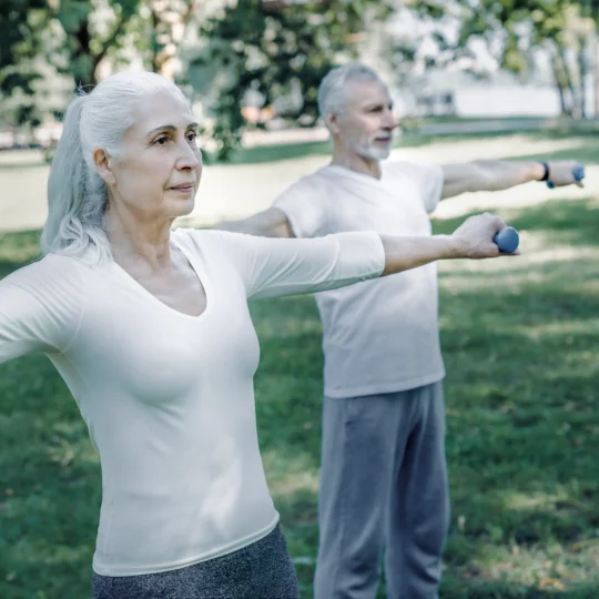 Seniorensport im Park